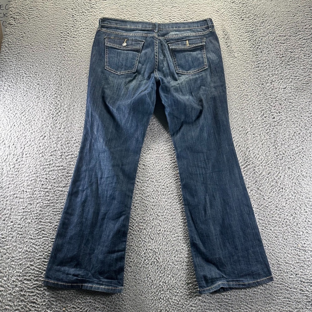 Banana Republic Jeans Womens 12 Blue Cotton Denim Bootcut Faded Stretch Workwear - Picture 6 of 11